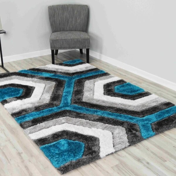 4D SHAGGY Rug Design 6485