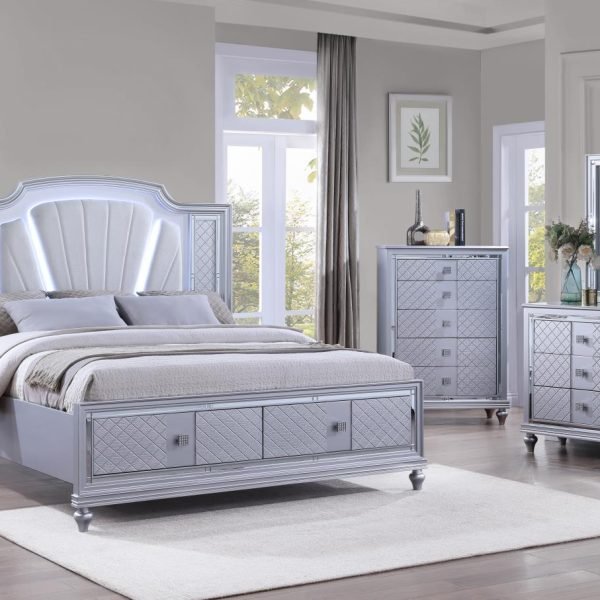 Sebastian-QUEEN BED - DRESSER - MIRROR