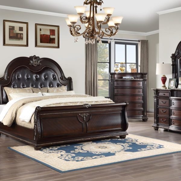 Willa-KING BED FRAME - DRESSER - MIRROR - CHEST - NIGHTSTAND