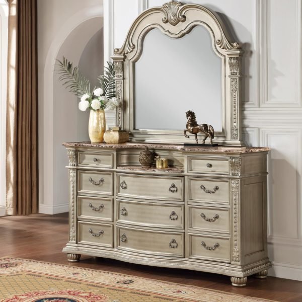 Xander-CHAMPAGNE DRESSER