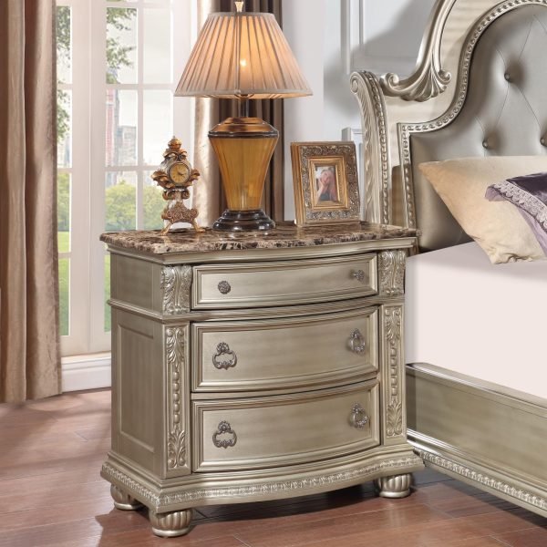 Xander-CHAMPAGNE NIGHTSTAND