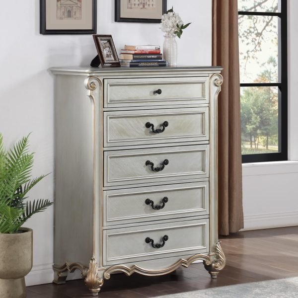 Ashton-ANTIQUE PLATINUM CHEST