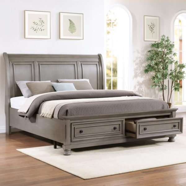 Fiona-LIGHT GRAY KING BED