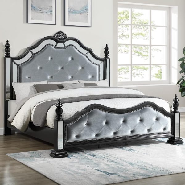 Layla-BLACK QUEEN BED