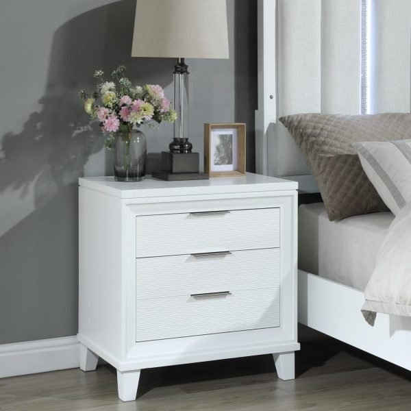 Theo-WHITE Nightstand