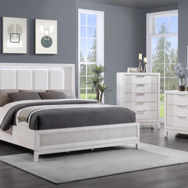 Vera-KING BED-DRESSER-MIRROR