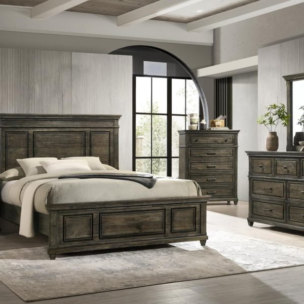 Hazel-KING BED FRAME - DRESSER - MIRROR - CHEST - NIGHTSTAND