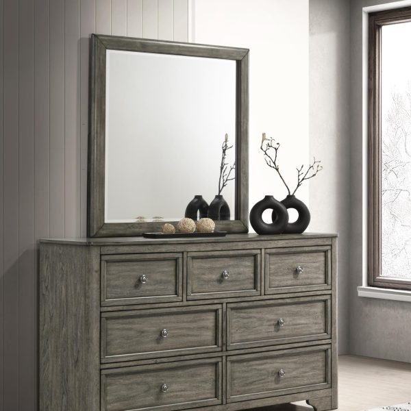 Ian-ANTIQUE GRAY DRESSER