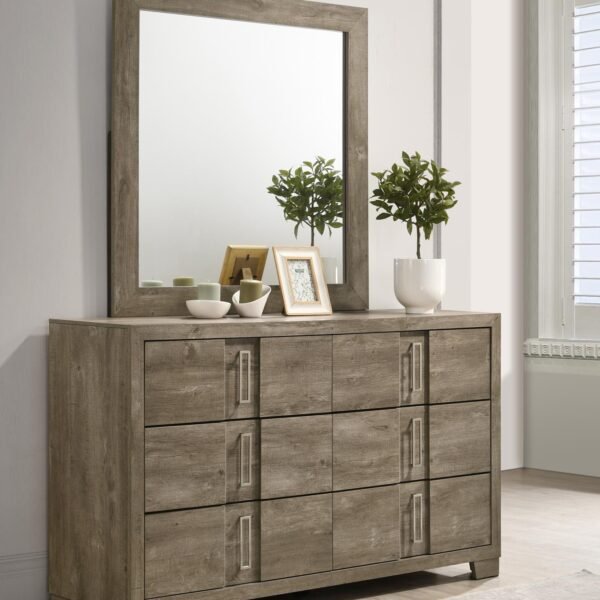 Quinn-KING BED-DRESSER-MIRROR