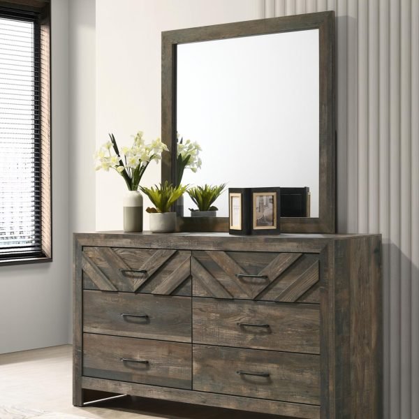 Margaret-ANTIQUE BROWN DRESSER