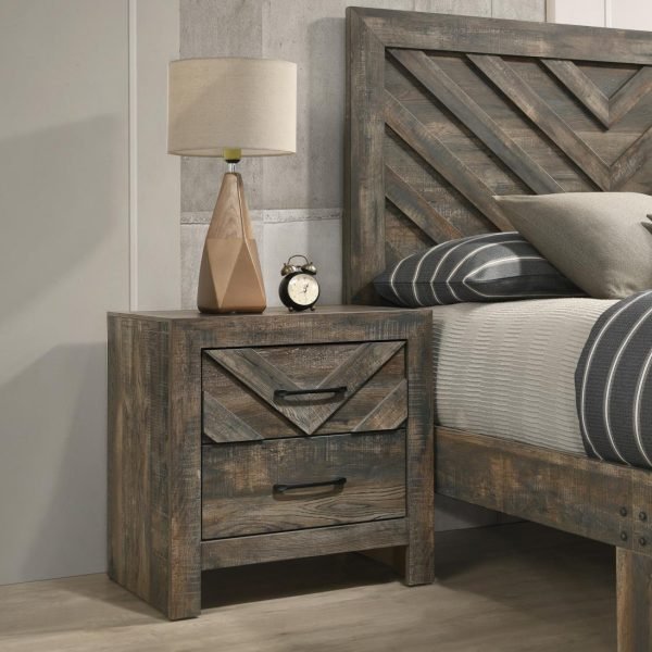 Margaret-ANTIQUE BROWN Nightstand