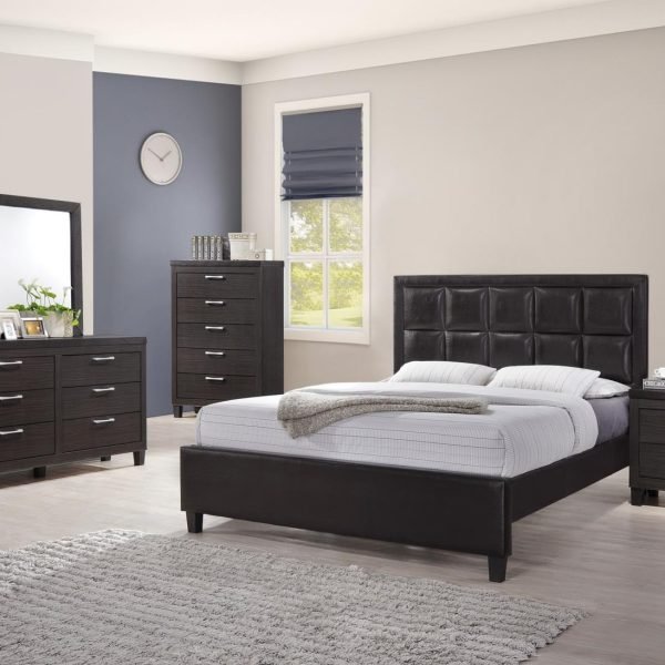 Nicholas-QUEEN BED-DRESSER-MIRROR
