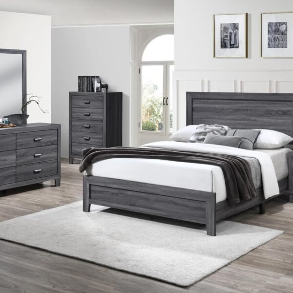 Spencer-QUEEN BED-DRESSER-MIRROR