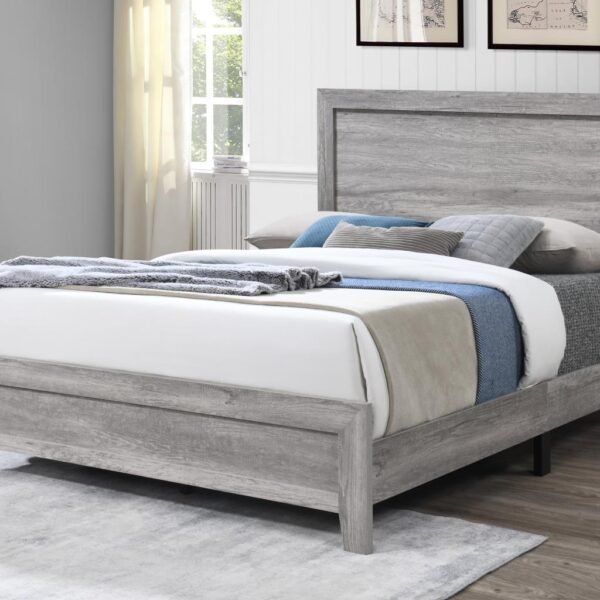 Tabitha-GRAY WASH QUEEN BED