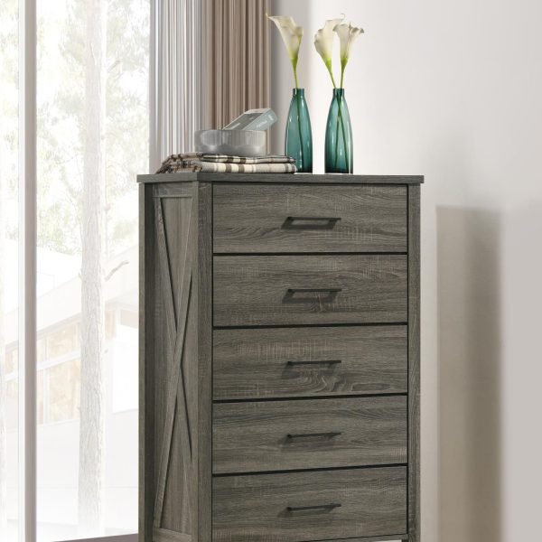 Ulrich-RUSTIC GRAY CHEST