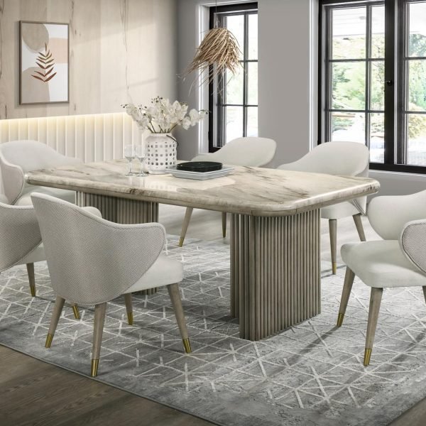 Frederick-DINING TABLE & 4 SIDE CHAIRS