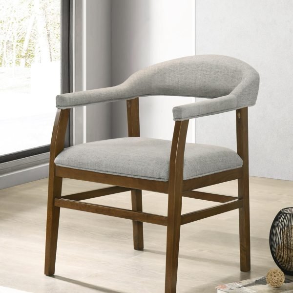 Clementine-DARK WALNUT DINING CHAIR (2/BOX)