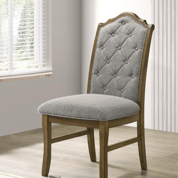 Eloise-DARK DRY BRUSH DINING CHAIR (2/BOX)....