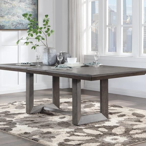 Ignatius-GRAY DINING TABLE