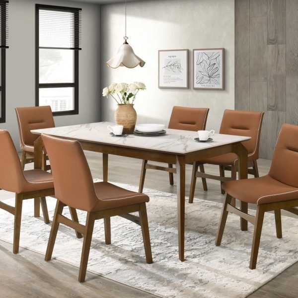 Hermione-DINING TABLE & 4 SIDE CHAIRS