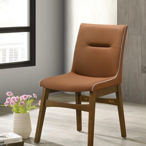 Hermione-DARK WALNUT DINING CHAIR (2/BOX)