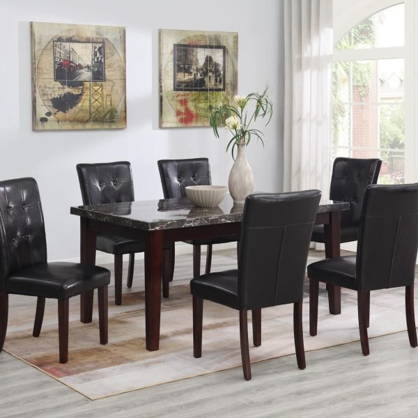 Crispin-DINING TABLE & 4 CHAIRS & BENCH
