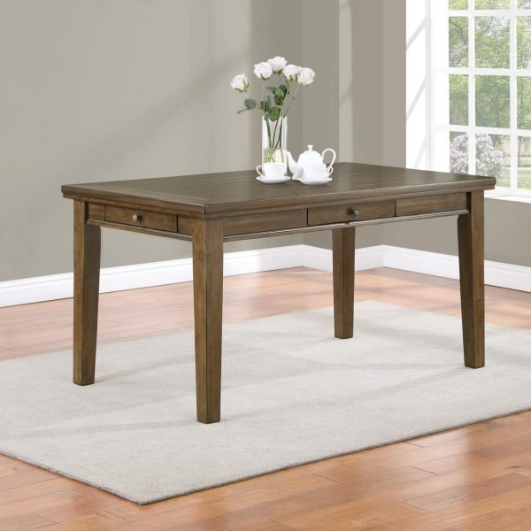 Isidore-BROWN DINING TABLE