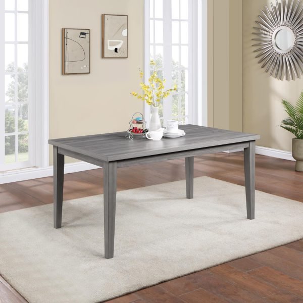 Oberon-GRAY RECTANGULAR DINING TABLE