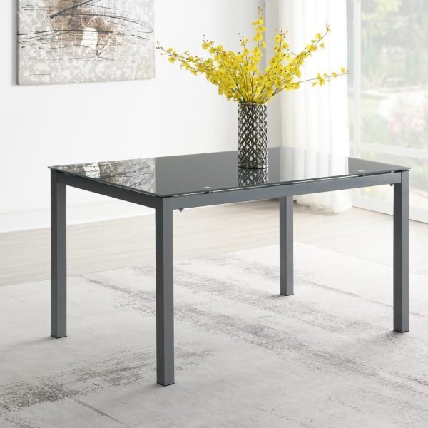 Desdemona-CHARCOAL DINING TABLE