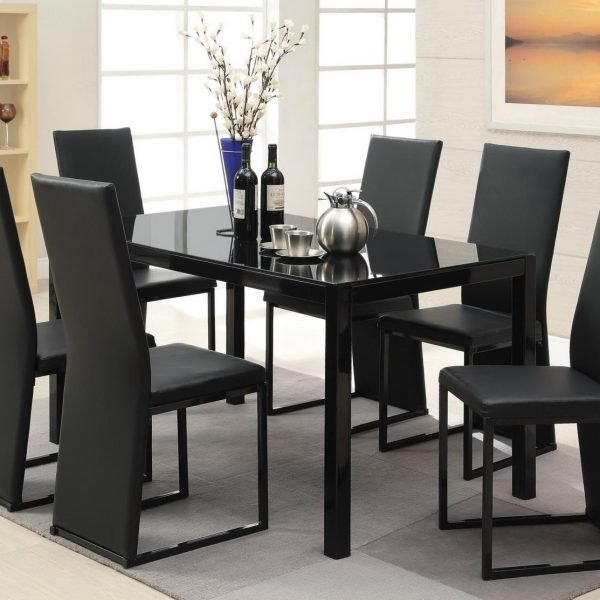 Othello-BLACK DINING TABLE