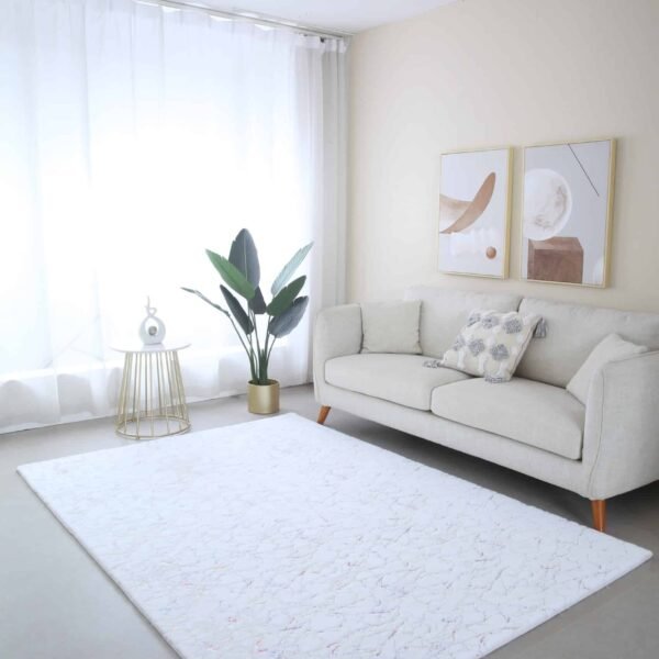 TIMMY-S SHAGGY Rug White-Gold