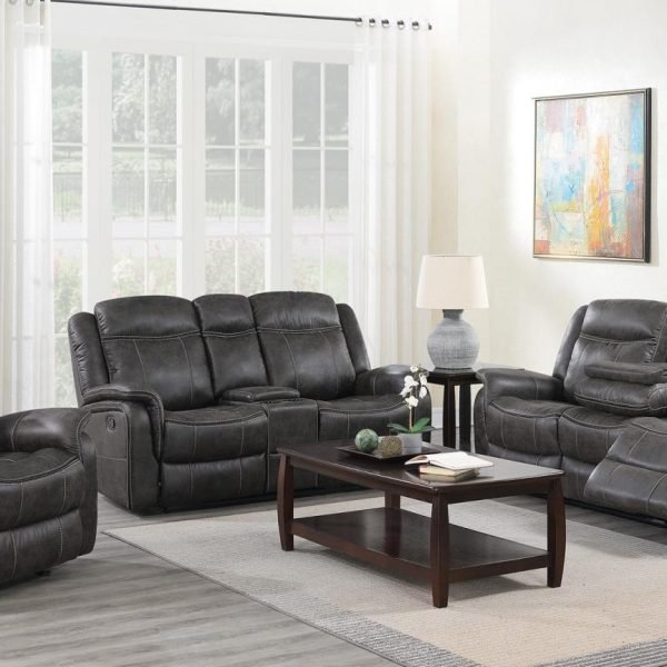 Angelica  -CHARCOAL MOTION LOVESEAT