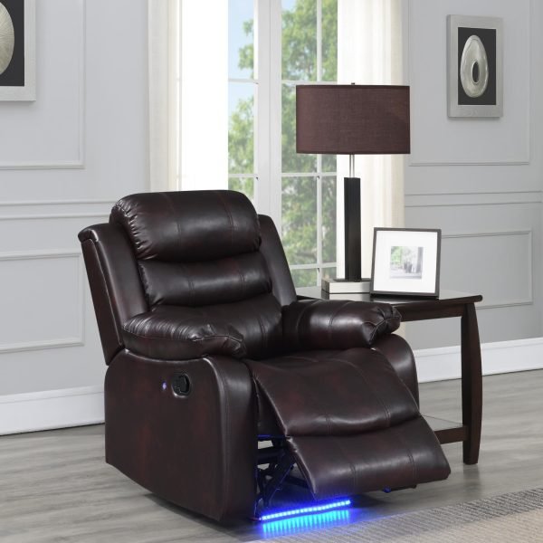 Cameron  -BROWN MOTION LED CHAIR