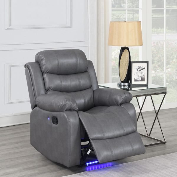 Caroline  -GRAY MOTION LED CHAIR