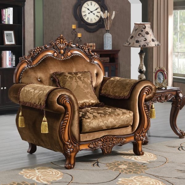 Ella  -TRADITIONAL BROWN CHAIR