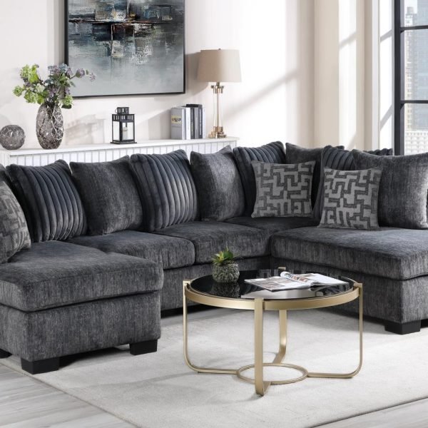 Keith  -CHARCOAL 3 PC SECTIONAL