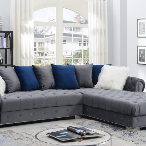 Nash  -DARK GRAY 2 PC SECTIONAL
