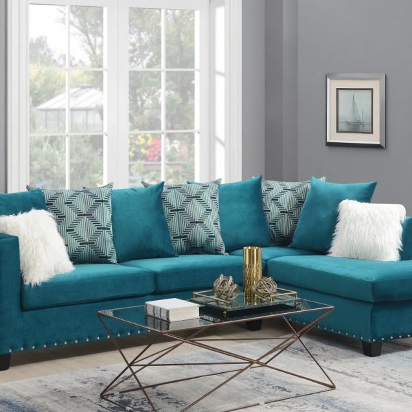 Nixon  -NAVY BLUE 2 PC SECTIONAL