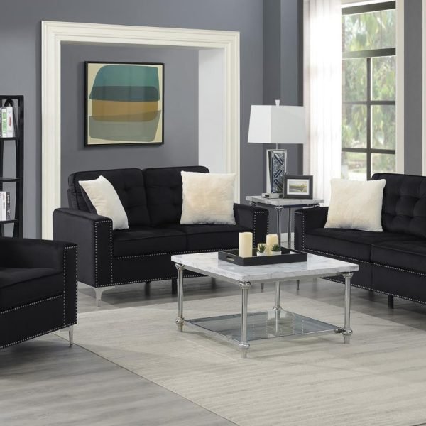 Taylor  -BLACK VELVET SOFA