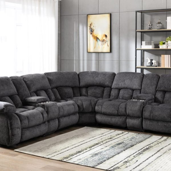 Zander  -7 PC MOTION SECTIONAL (2 Console)