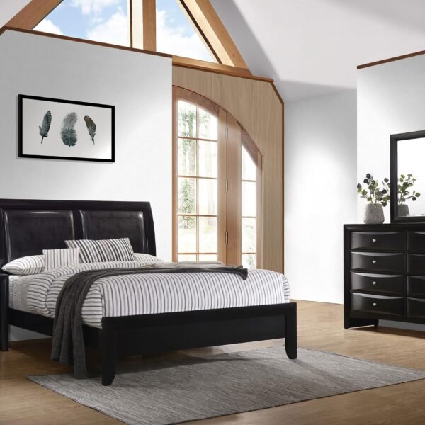 Briana 4-piece California King Bedroom
Set Black