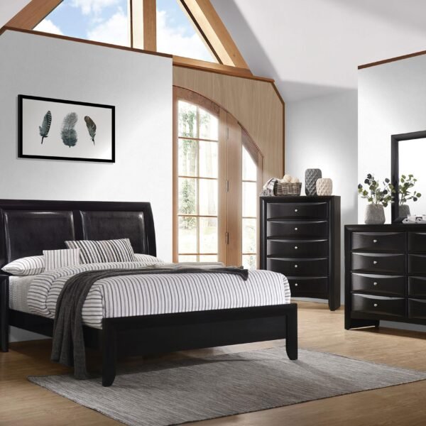 Briana 5-piece California King Bedroom
Set Black