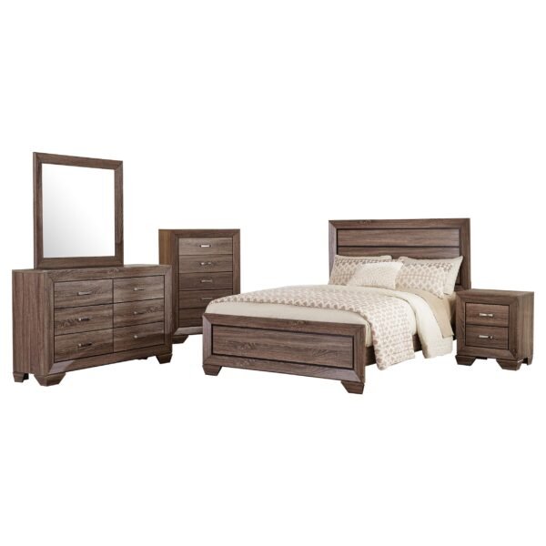 Kauffman 5-piece Queen Bedroom Set
Washed Taupe