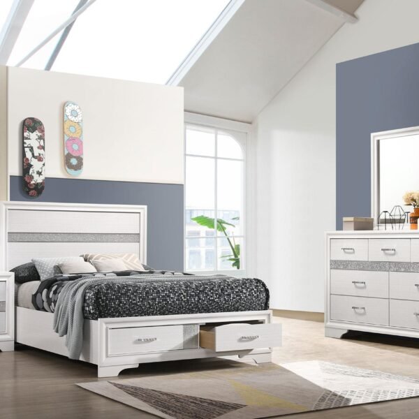 Miranda 4-piece Full Bedroom Set White