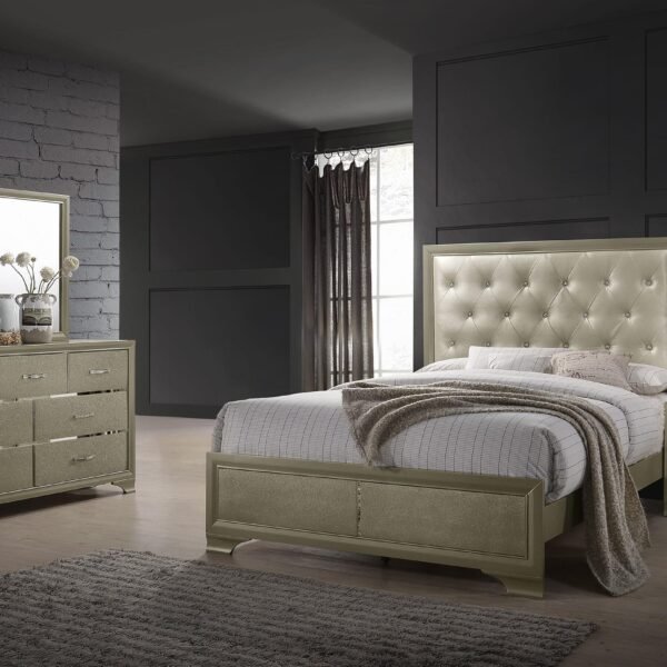 Beaumont 4-piece Queen Bedroom Set
Champagne