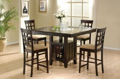 Gabriel 5-piece Square Counter Height
Dining Set Cappuccino