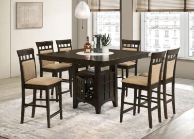 Gabriel 7-piece Square Counter Height
Dining Set Cappuccino