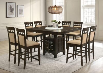 Gabriel 9-piece Square Counter Height
Dining Set Cappuccino