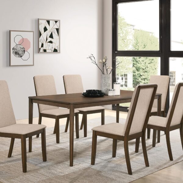 Wethersfield 7-piece Rectangular Dining Table Set Walnut