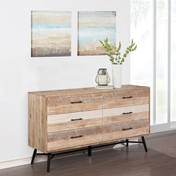 Marlow 6-drawer Dresser Rough Sawn Multi